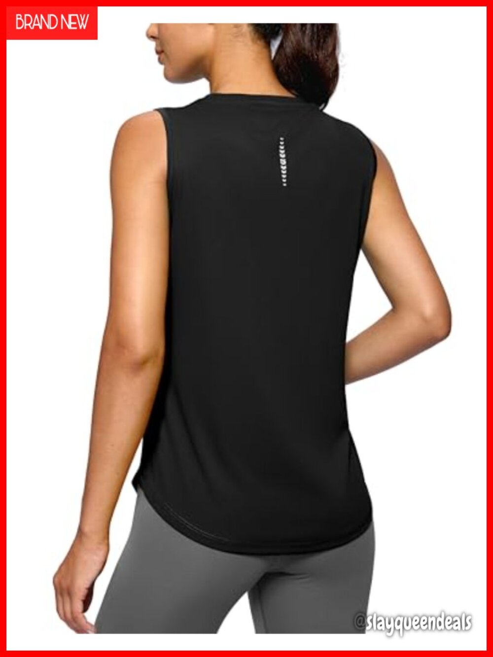 Lightweight Moisture Wicking Sleeveless Workout Tank Top High Neck Athletic